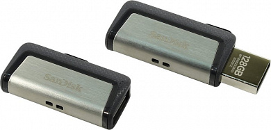 SanDisk Ultra < SDDDC2-128G-G46> USB3.0/USB-C OTG Flash Drive 128Gb(RTL)