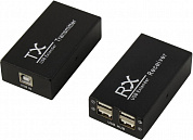 Orient <VE01U4P> USB Extender (USB B -> RJ45 -> 4xUSB A, до 60м) + б.п.