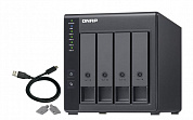 QNAP DAS <TR-004> (4x3.5"/2.5" HotSwap SATA, RAID 0/1/5/10, USB3.0)