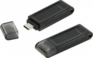 Kingston DataTraveler 70 <DT70/128GB> USB-C 3.2 Flash Drive 128Gb (RTL)