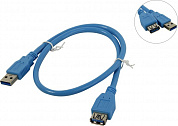 5bites <UC3011-005F> Кабель удлинительный USB 3.0 AM-->AF 0.5м