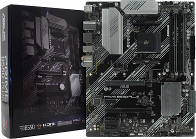 ASUS PRIME B550-PLUS (RTL) AM4 <B550> 2xPCI-E HDMI+DP GbLAN SATA ATX 4DDR4
