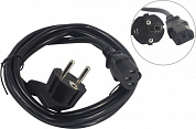 Buro <BU-PCAB-1.8-16A> Кабель компьютер - розетка 220V 1.8м Европейский стандарт Г-образный