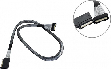 JPC <P7359GB00800-1> Кабель MCIOx8<->MCIOx8 0.8м