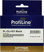 Картридж ProfiLine PL-CLI-521 Black для Canon Pixma MP540/550/560/620/630/640/980/990, MX860/870, IP3600/4600