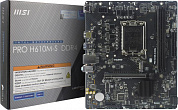 MSI PRO H610M-S DDR4 (RTL) LGA1700 <H610> PCI-E HDMI GbLAN SATAMicroATX 2DDR4