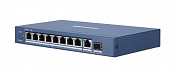 Коммутатор Hikvision DS-3E0510P-E 9G 1SFP 8PoE+ 110W неуправляемый