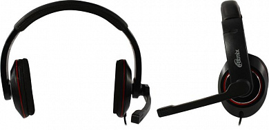 Наушники с микрофоном Ritmix RH-516M (с регулятором громкости, шнур 3м)
