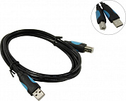 Vention <VAS-A16-B150> Кабель USB 2.0 A-->B 1.5м