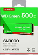 SSD 500 Gb M.2 2280 M WD Green SN3000 <WDS500G4G0E> 3D TLC