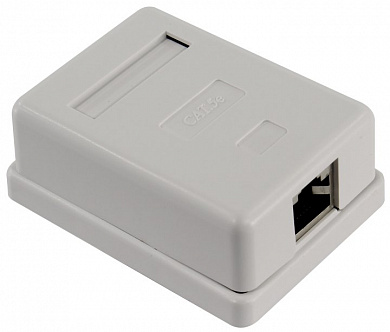 5bites <LY-SB10> Розетка внешняя  RJ-45 (экран.) кат.5e