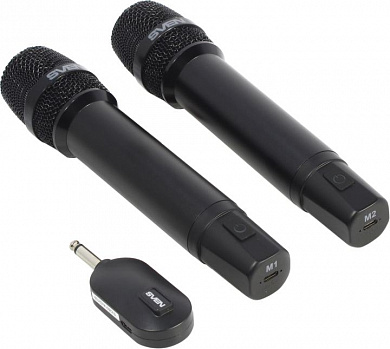 SVEN <MIC-742 Black> Набор из 2-х беспроводных микрофонов