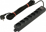 Сетевой фильтр ZIS Pilot S Graphite  <7м>  (6 розеток) <120>