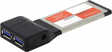 Orient <EX3U2> Adapter Express Card/34mm-->USB3.0 2 port + Б.П.