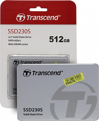 SSD 512 Gb SATA 6Gb/s Transcend SSD230S <TS512GSSD230S> 2.5" 3D TLC