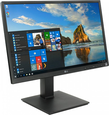 23.8" ЖК монитор LG 24BK550Y-B/I с поворотом экрана (LCD, 1920x1080, D-Sub, DVI, HDMI, DP, USB2.0 Hub)