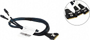 LuxTech <L285SL013-SD-R> Кабель SFF-8654 (x8)->2xSFF-8654