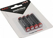 Smartbuy SBBZ-3A04B, Size"AAA", 1.5V, солевый <уп. 4 шт>