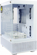 Miditower 1STPLAYER MIKU Mi2-A <Mi2-A-WH-2F1R-W-1F1-W> White MicroATX без БП