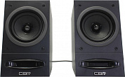 Колонки CBR <CMS 590 Black> (2x5W, дерево, питание от USB)