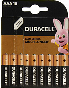 Duracell MN2400-18 (LR03) Size AAA, 1.5V,щелочной (alkaline) <уп. 18 шт>
