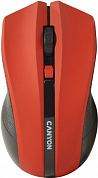 CANYON Wireless Optical Mouse <CNE-CMSW05R Red> (RTL) USB  4btn+Roll