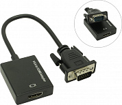Espada <HCV0201> VGA to HDMI Converter (VGA(15M)+Jack3.5-->HDMI 19F)