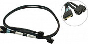 LR-LINK <LRSF5443(8i)-SAS4.0> Кабель SFF-8654 (x8)->2xSFF-8643
