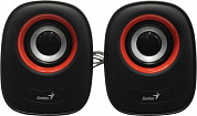 Колонки Genius SP-Q160 <Red> (2x3W, питание от USB) (31730027401)