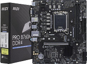 MSI PRO B760M-E DDR4 (RTL) LGA1700 <B760> PCI-E HDMI GbLAN SATA MicroATX 2DDR4