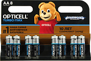 OPTICELL TURBO MAX <250494> (LR6) Size AA, 1.5V, щелочной (alkaline) <уп. 8 шт>