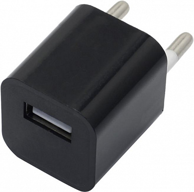 Orient <PU-2301 Black> Зарядное устройство USB (Вх. AC110-240V,Вых. DC5V, 5W, USB)