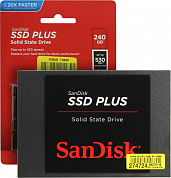 SSD 240 Gb SATA 6Gb/s SanDisk PLUS <SDSSDA-240G-G26> 2.5" TLC