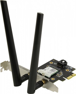 ASUS <PCE-AX3000> Wireless N PCI-E Adapter (802.11a/b/g/n/ac/ax, Bluetooth 5.0, PCI-Ex1)