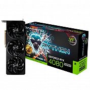 NED408SS19T2-1032T Gainward Видеокарта Palit RTX4080 SUPER PYTHON III OC 16GB GDDR6X 256bit 3xDP HDMI 3FAN RTL