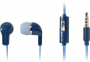 Наушники с микрофоном CANYON <CNS-CEPM02BL> Blue (шнур 1.2м)