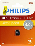 PHILIPS <FM32MD55B/97> microSDHC Memory Card 32Gb Class10 UHS-I U1