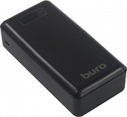 Внешний аккумулятор Buro BPF30D22PBK (2xUSB, USB-C, 30000mAh, Li-Pol)