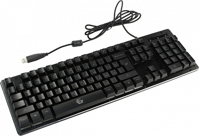 Клавиатура Gembird Gaming KB-G400L <USB> 104КЛ, подсветка клавиш