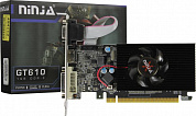 1Gb <PCI-E> GDDR3 Ninja NK61NP013F (RTL) D-Sub+DVI+HDMI <GeForce GT610>