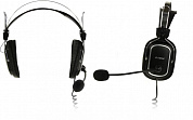 Наушники с микрофоном A4Tech HU-50 Black (шнур 2м, USB, с регулятором громкости) <1379905>