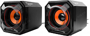SPK-405 Акустич. система 2.0 Gembird SPK-405, пассивные излучатели, черный, 5 Вт, регулятор громкости, USB-питание