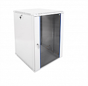 ЦМО ШРН-Э-18.650 Шкаф 19" настенный, серый 18U 600*650, дверь стекло-метал