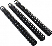 Lamirel <CRC78773> Пружины для переплета пластиковые (Black, A4, d=25мм, уп. 25шт)