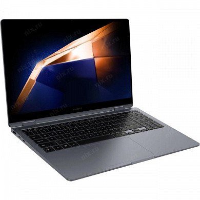 Ноутбук Samsung Galaxy Book4 360 Core7 150U(1.8Ghz)/16384Mb/512PCISSDGb/Win11Home(англ. Клав-ра) Gray NP750QGK-LG2IN