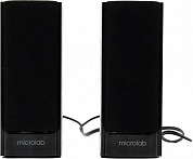 Колонки Microlab B-56 <чёрный> (2x1.5W, дерево, питание от USB,ПДУ проводной)