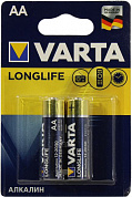 VARTA LONGLIFE 4106-2, Size"AA", 1.5V, щелочной (alkaline) <уп. 2 шт>