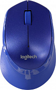 Logitech M330 Silent Plus Blue Wireless Mouse <910-004925> (RTL) USB 3btn+Roll