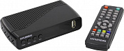 Hyundai <H-DVB500> (Full HD A/V Player, HDMI, RCA, 2xUSB2.0, DVB-T2/DVB-C, ПДУ)