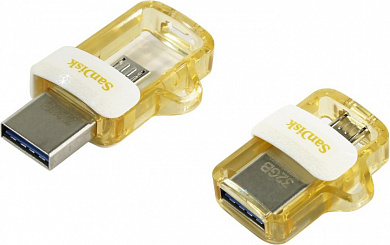 SanDisk Ultra Dual Drive m3.0 <SDDD3-032G-G46GW> USB3.0/USB micro-B OTG Flash Drive 32Gb (RTL)